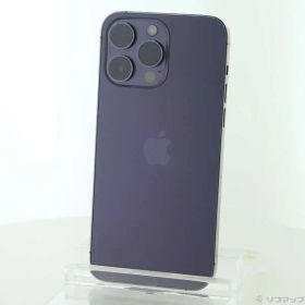 〔中古品〕 iPhone14 Pro Max 128GB ディープパープル MQ993J／A SIMフリー【344】