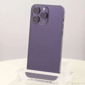 〔中古品〕 iPhone14 Pro Max 256GB ディープパープル MQ9E3J／A SIMフリー【262】