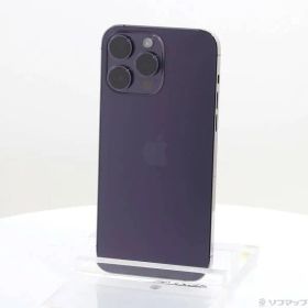 〔中古品〕 iPhone14 Pro Max 1TB ディープパープル MQ9N3J／A SIMフリー【198】