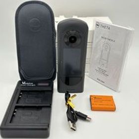 【極上美品】RICOH THETA X オマケ付き リコー シータ 360度カメラ メタリックグレー