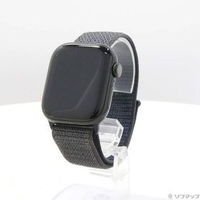 〔中古〕Apple(アップル) Apple Watch Series 10 GPS 42mm ジェットブラックアルミニウムケース インクスポーツループ〔344-ud〕