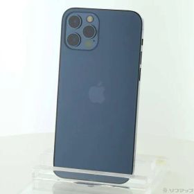 〔中古品〕 iPhone12 Pro 128GB パシフィックブルー MGM83J／A SoftBank【198】