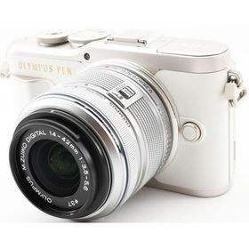 オリンパス ミラーレス OLYMPUS PEN E-PL10 レンズキット ホワイト 中古 Wi-Fi搭載 新品SDカード付き 届いてすぐに使える スマホに送れる 長期保証