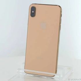 〔中古品〕 iPhoneXS Max 64GB ゴールド MT6T2J／A SIMフリー【258】