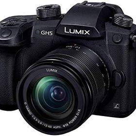 【中古】パナソニック ミラーレス一眼カメラ ルミックス GH5 レンズキット 標準ズームレンズ付属 ブラック DC-GH5M-K