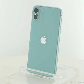 〔中古品〕 iPhone11 64GB グリーン MWLY2J／A SIMフリー【262】