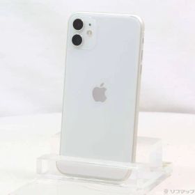 〔中古品〕 iPhone11 64GB ホワイト MWLU2J／A SIMフリー【262】