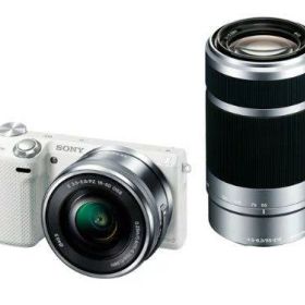 【中古】ソニー SONY ミラーレス一眼カメラ α NEX-5Rダブルズームレンズキット ホワイト NEX-5RY/W