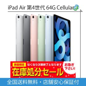 iPad Air 第4世代 Wi-Fi + Cellularモデル 64GB シルバー 送料無料 中古