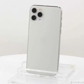 【中古】Apple(アップル) iPhone11 Pro 64GB シルバー MWC32J／A SIMフリー 【377-ud】
