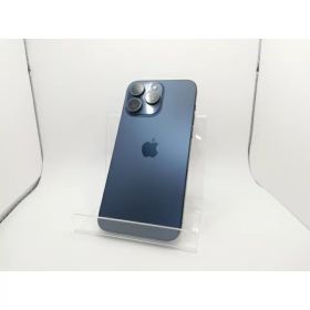 【中古】Apple 国内版 【SIMフリー】 iPhone 15 Pro Max 256GB ブルーチタニウム MU6T3J/A【川崎駅前】保証期間1ヶ月【ランクB】
