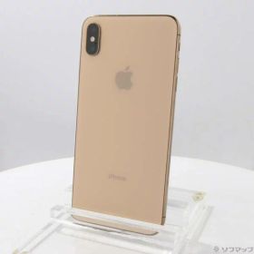 【中古】Apple(アップル) iPhoneXS Max 64GB ゴールド MT6T2J／A SIMフリー 【344-ud】