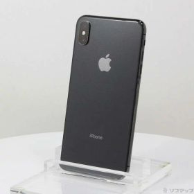 【中古】Apple(アップル) iPhoneXS Max 256GB スペースグレイ MT6U2J／A SIMフリー 【258-ud】