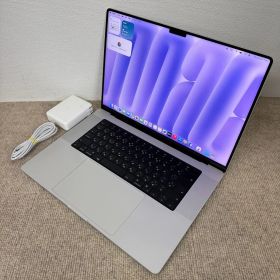 【美品】Apple MacBook Pro 16(2021, A2485) M1 Pro / RAM 32GB / SSD 512GB / シルバー / 充放電回数 : 324 [MC092]