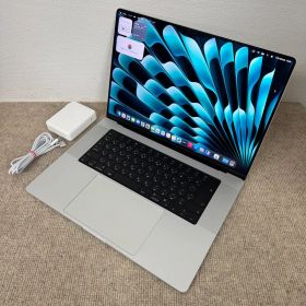 【美品】Apple MacBook Pro 16(2021, A2485) M1 Pro / RAM 32GB / SSD 512GB / シルバー / 充放電回数 : 44 [MC094]