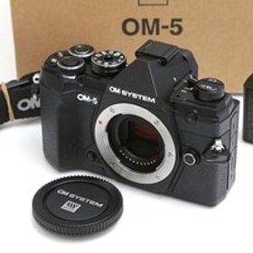 【全額返金保証】美品｜OMシステム OM SYSTEM OM-5 ボディ [ブラック] CA01-B3606-2S1