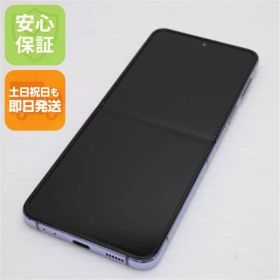 新品同様 SIMフリー Galaxy Z Flip4 パープル スマホ 土日祝発送 即日発送 06000