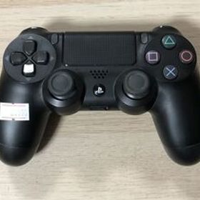 PS4 周辺機器 ワイヤレスコントローラー ジェット ブラック デュアルショック4 CUH-ZCT1J 純正品 【管理 20890】【B】
