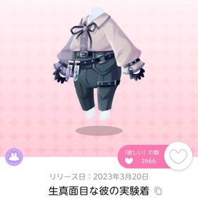 生真面目な彼の実験着 双子分 | ポケコロツイン(ポケツイ)のアカウントデータ、RMTの販売・買取一覧