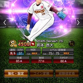 エナジー4000以上 TS則本(極)・TS藤川(超2)など | プロスピAのアカウントデータ、RMTの販売・買取一覧