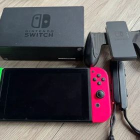 【美品】Nintendo Switch グリーン/ピンク 本体