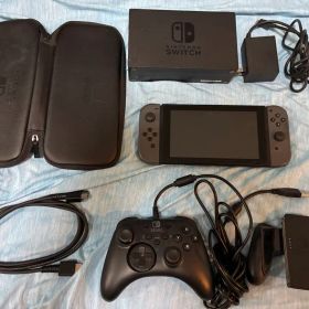 Nintendo Switch 本体 グレー 付属品多数【動作確認済】