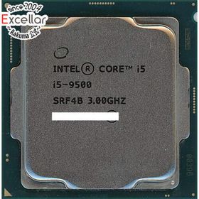 インテル(intel)のCore i5 9500 3.0GHz 9M LGA1151 65W SRF4B(PCパーツ)