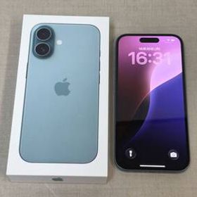 M1438/Apple iPhone 16 512GB Teal ティール MYE63J/A A3286 現状品/IMEI- 2024年製造 SIMフリー 残債なし 箱付 /アップル アイフォン