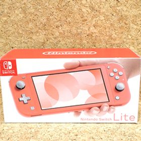 【中古 良品】Nintendo Switch Lite コーラル HDH-S-PAZZA 任天堂 ニンテンドー スイッチ ライト 本体(QLA600-1)