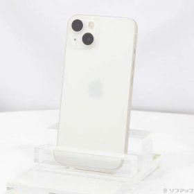 〔中古品〕 iPhone13 128GB スターライト MLND3J／A SIMフリー【262】