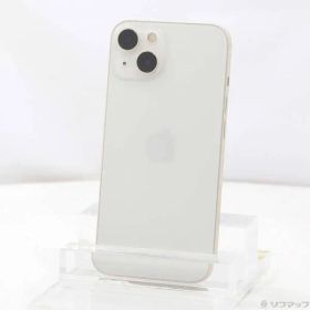 〔中古品〕 iPhone13 256GB スターライト MLNJ3J／A SIMフリー 〔ネットワーク利用制限▲〕【258】
