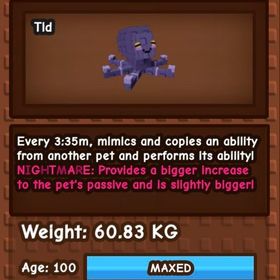 【庭を成長させる】Huge Mimic Octopus 無言購入⭕️ | ロブロックス(ROBLOX)のアカウントデータ、RMTの販売・買取一覧