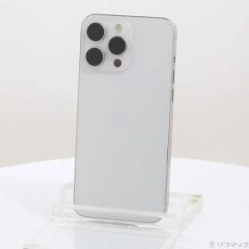 〔中古品〕 iPhone15 Pro Max 256GB ホワイトチタニウム MU6Q3J／A SIMフリー【258】