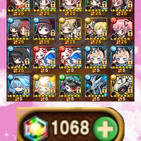 378.魔法少女まどか☆マギカコンプ全種運極+セツナ＆エーテル2+運UP70↑ | ポコダン(ポコロンダンジョンズ)のアカウントデータ、RMTの販売・買取一覧