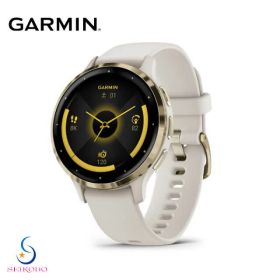 【2,000円OFFクーポン有！】 ガーミン GARMIN Venu3S Ivory/CreamGold ヴェニュー3S 010-02785-44 GPS スマートウォッチ スポーツウォッチ レディース ウォーキング ヨガ ゴルフ 水泳 Suica対応 通知機能 音楽保存再生 天気情報 心拍計 健康管理