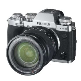 【中古】富士フイルム(FUJIFILM) ミラーレス一眼カメラ X-T3 XF16-80mmレンズキット シルバー X-T3LK-1680-S