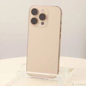 〔中古品〕 iPhone16 Pro 128GB デザートチタニウム MYMX3J／A SIMフリー【305】