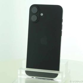 〔中古品〕 iPhone16 Plus 256GB ブラック MXVG3J／A SIMフリー【349】