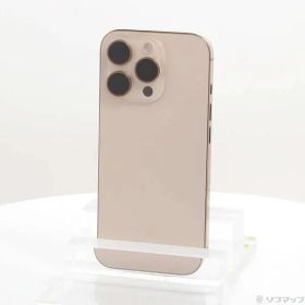 〔中古品〕 iPhone16 Pro 256GB デザートチタニウム 3N745J／A SIMフリー【348】