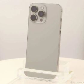〔中古品〕 iPhone16 Pro Max 256GB ナチュラルチタニウム MYWK3J／A SIMフリー【348】