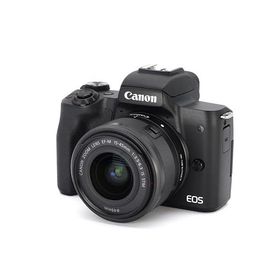 Canon ミラーレス一眼カメラ EOS Kiss M2 標準ズームレンズキット ブラック KISSM2BK-1545
