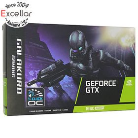 クロウトシコウ(玄人志向)の玄人志向グラボ GALAKURO GAMING GG-GTX1660SP-E6GB/DF PCIExp 6GB 元箱あり(PCパーツ)