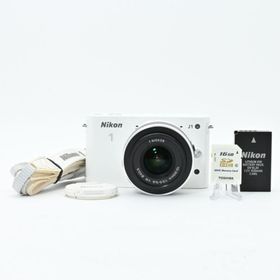 ＜良品＞ Nikon 1 J1 標準ズームレンズキット ホワイト(ミラーレス一眼)