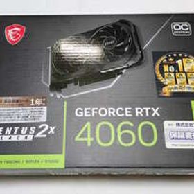 MSI Geforce RTX 4060 VENTUS 2X BLACK 8G OC /VRAM 8GB/2スロット仕様 中古品