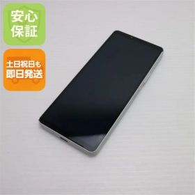 美品 SOG11 Xperia 10 V ホワイト AU スマホ SONY 即日発送 土日祝発送OK 04000