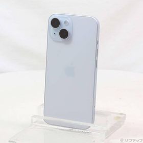 〔中古〕Apple(アップル) iPhone15 128GB ブルー 3M420J／A SIMフリー〔344-ud〕