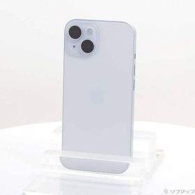〔中古〕Apple(アップル) iPhone15 128GB ブルー 3M420J／A SIMフリー〔348-ud〕