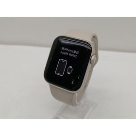 【中古】Apple Watch SE2 44mm Cellular スターライトアルミニウムケース/スターライトスポーツバンド(M/L) MRGX3J/A【仙台イービーンズ】保証期間１ヶ月