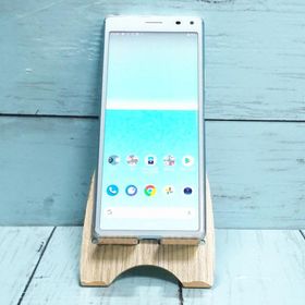 au Xperia 8 SOV42 ブルー 本体 白ロム SIMロック解除済み SIMフリー 099387