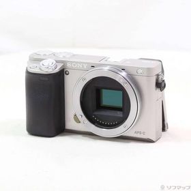 〔中古〕SONY(ソニー) α6000 ボディ シルバー ILCE-6000〔348-ud〕